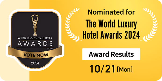 Nominated for The World Luxury Hotel Awards 2024